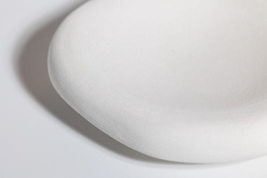 Baltojo molio aromaterapinis difuzorius eteriniams aliejams, Ø 6,0 cm