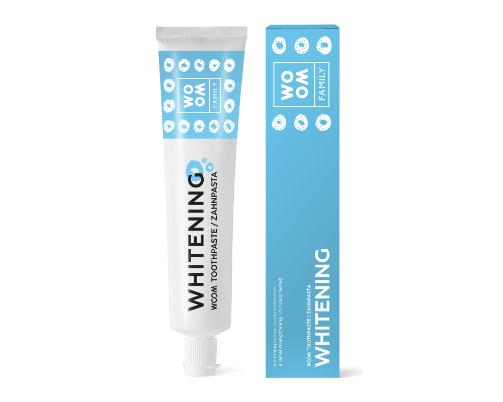 WOOM FAMILY WHITENING Dantų pasta