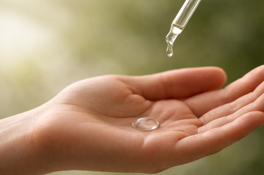 hialurono rūgšties serumas ant rankos drėkinantis veido serumas