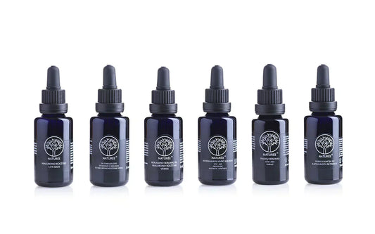 serumai sausai odai Naturee veido serumų kolekcija
