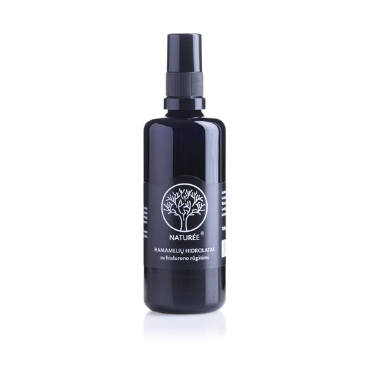 Hamamelių hidrolatas su hialurono rūgštimi, 100 ml