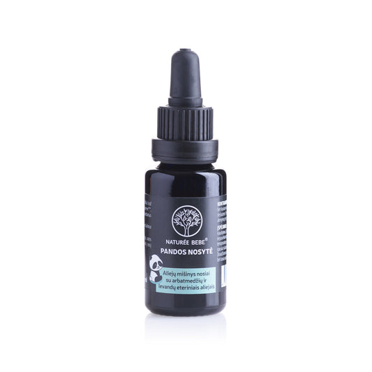 Aliejų mišinys nosiai su arbatmedžių ir levandų eteriniais aliejais, 20 ml
