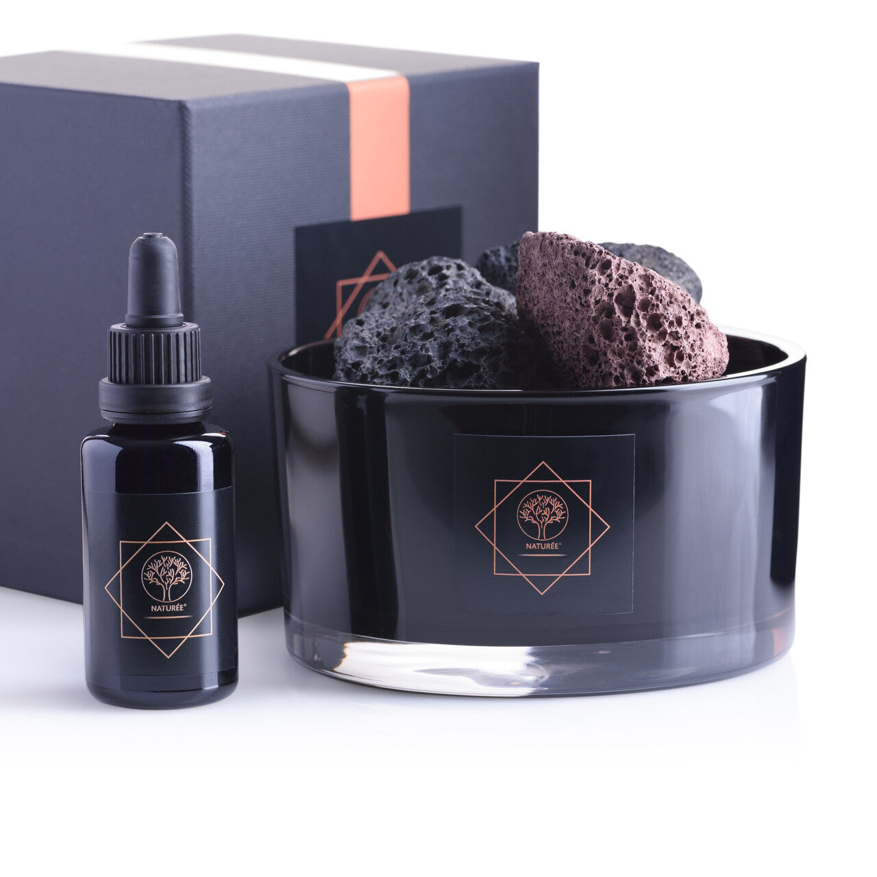 Lavos akmenų difuzorius LA PASSION su 30 ml papildymu