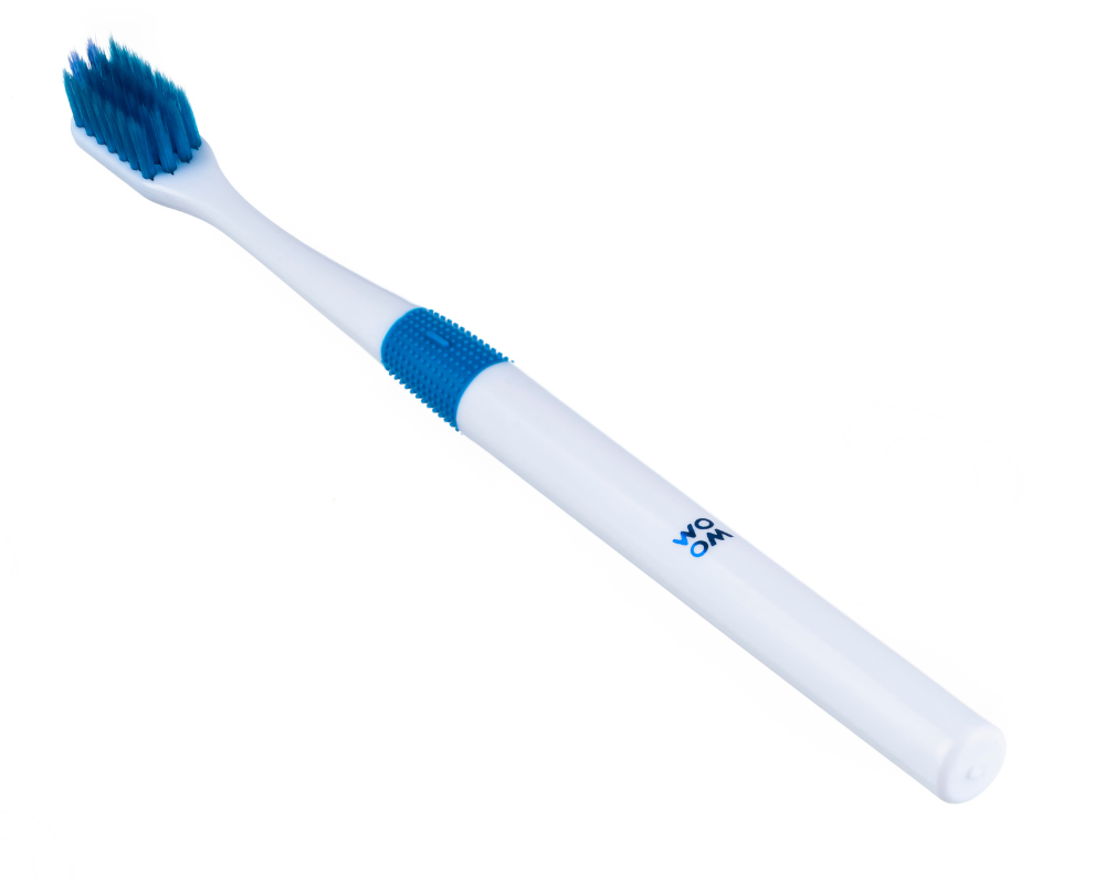 WOOM ULTRA SOFT Dantų šepetėlis, mėlynas