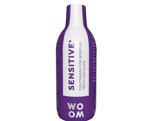 WOOM SENSITIVE+ Burnos skalavimo skystis