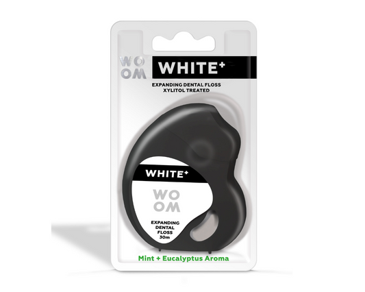WOOM WHITE+ Dantų siūlas (Dental Floss)